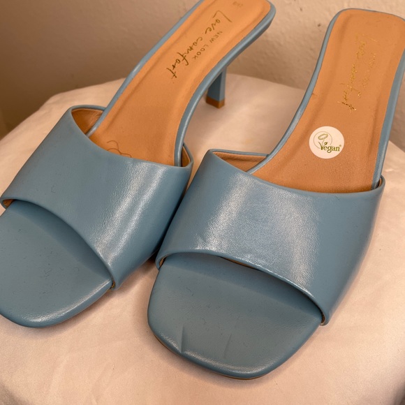 New Look Square Toed Mule Heels - Picture 3 of 4